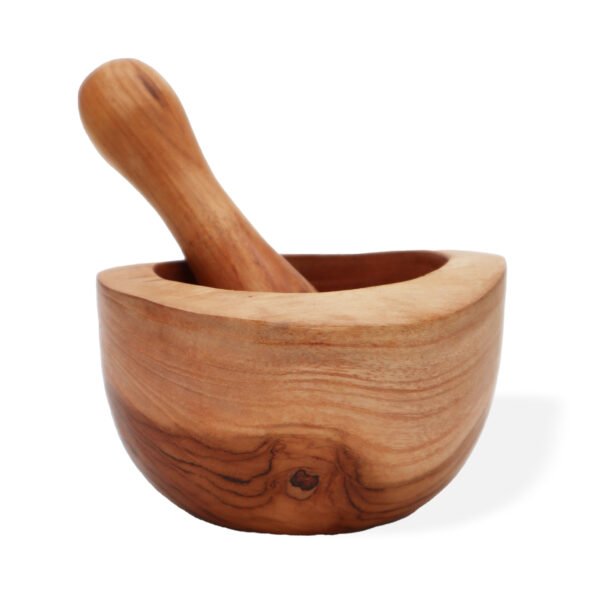 Ergo Teak Mortar and Pestle