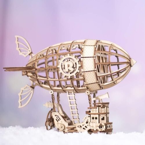 Rolife Airship 3d Wooden Puzzle Kit