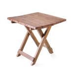 Square Folding Coffee Table - Recycled Wood
