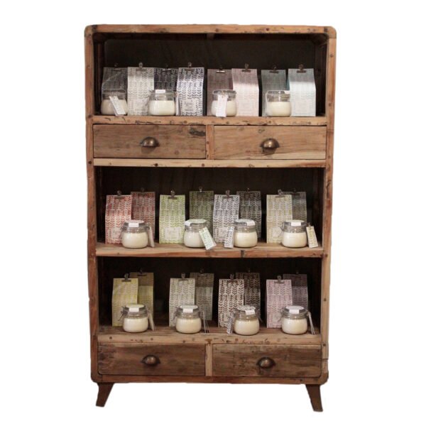 Recycled Wood Shelf Display
