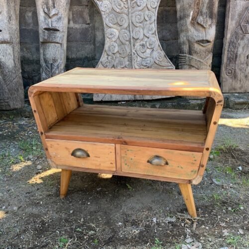 Small TV Stand - Recycled Wood