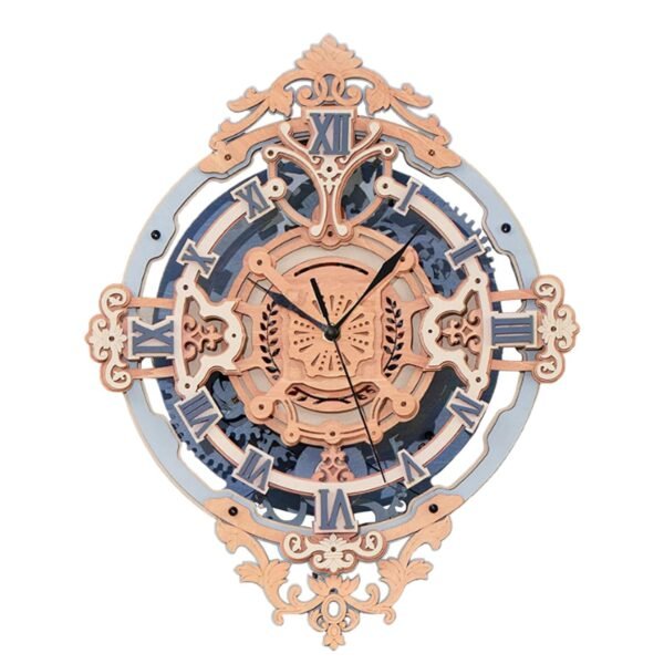 Romantic Note Wall Clock 3D Wooden Puzzle